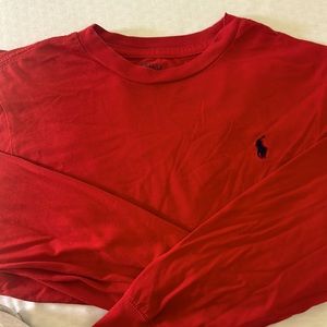 Polo by Ralph Lauren red long sleeve
